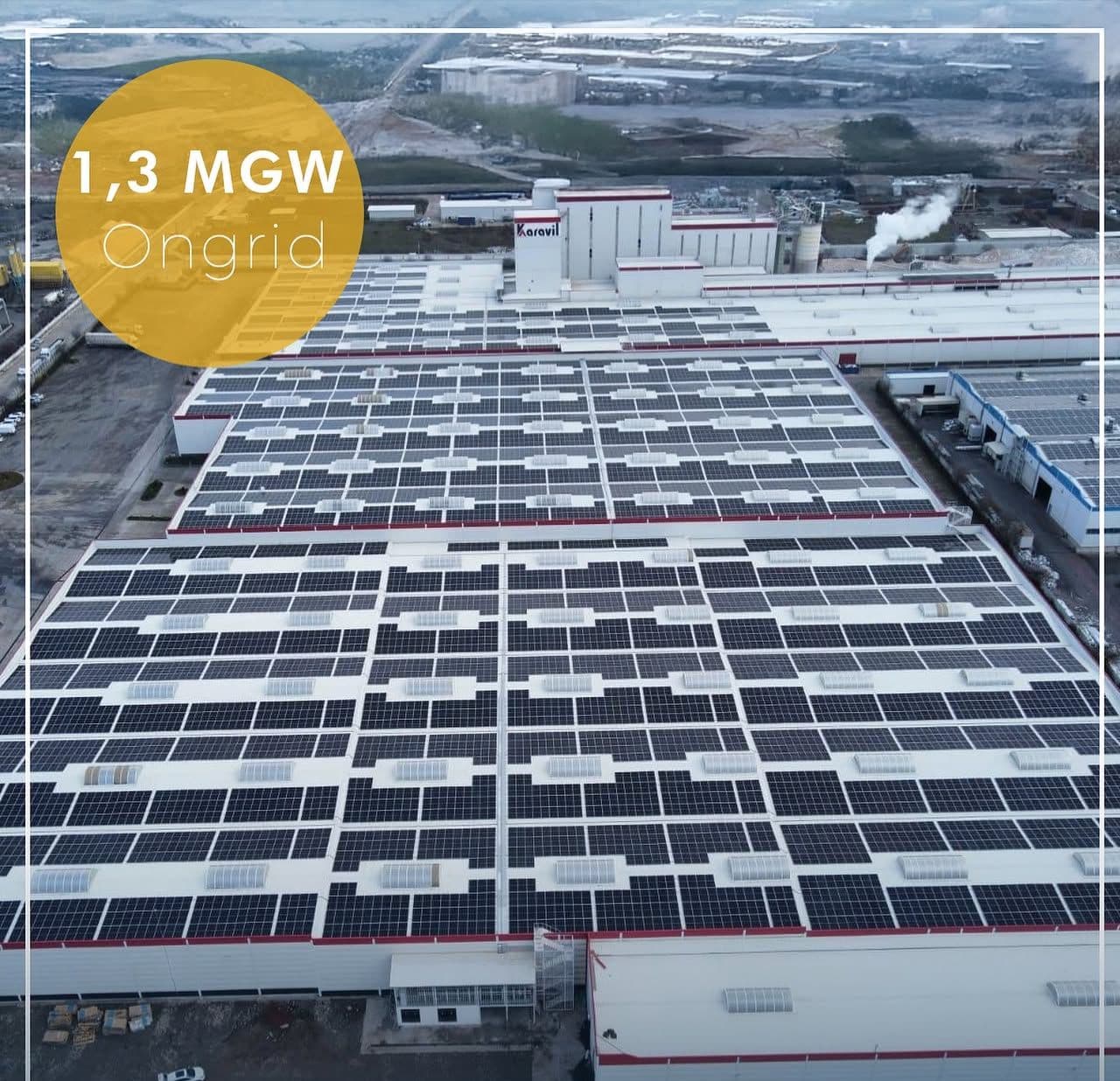 Endüstriyel mega tesis · 1,3 MW